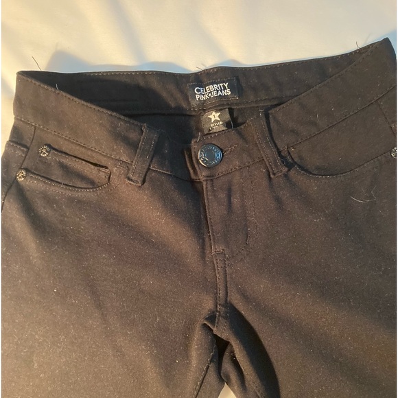 Celebrity pink size one /25 low waist black skinny - Picture 4 of 14